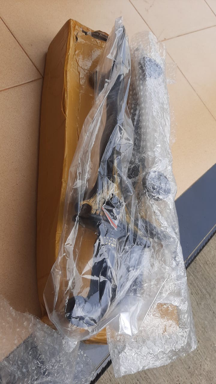 Handle Pintu Motif Keris Hitam 50 Cm Tarikan Pintu Antik