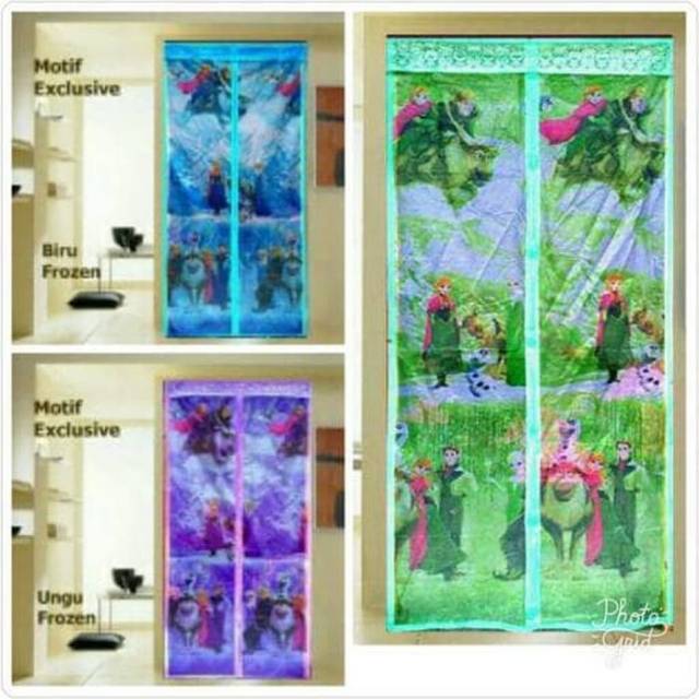 Tirai nyamuk - Tirai magnet - tirai magnet karakter - tirai pintu prozen