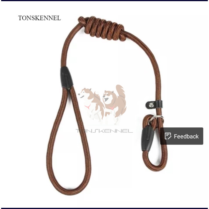 Rantai anjing nilon pet rope pet leash pet chain dog training leash tali tuntun anjing puppy nylon