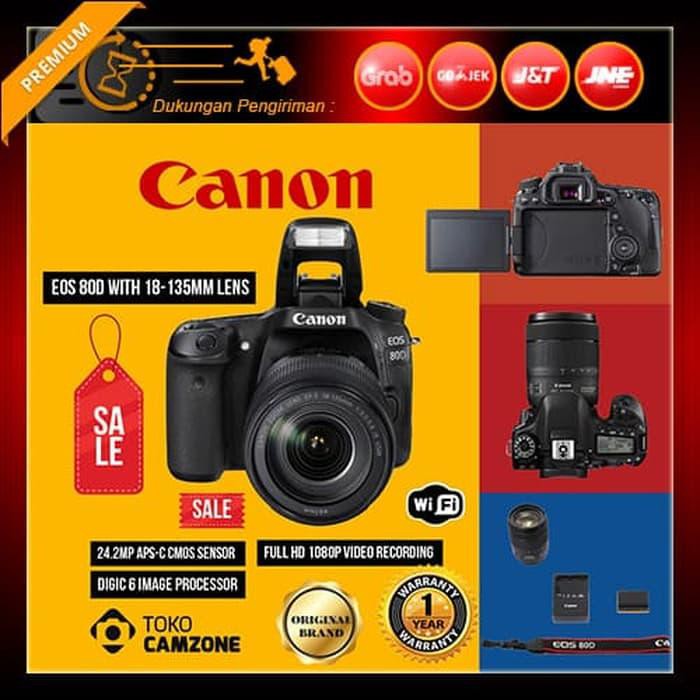 "KD" Canon EOS 80D DSLR 18-135mm Lens