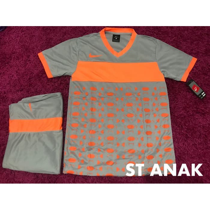 Setelan Stelan Futsal Kids ANAK KECiL Baju Kaos Jersey Nike Sega Murah