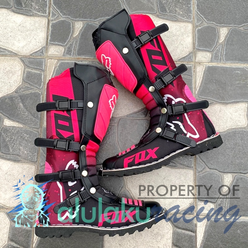 Jersey, Celana, Sarung Tangan &amp; Sepatu Fullprint with Protectors Fullset MX Trail Motocross - Paket Bundling ASCTFG051202-F48