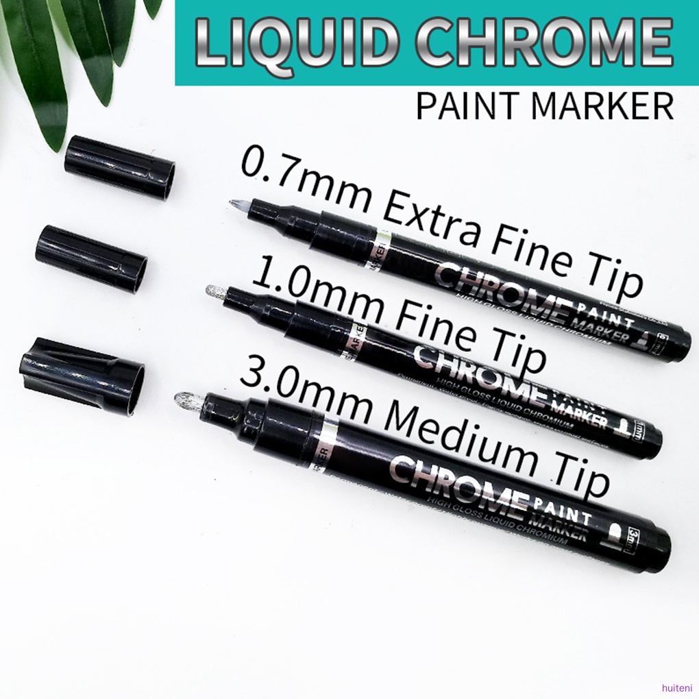 Mirror Marker DIY Art Mark Pen Long-lasting Portable Sign Writing Pen for School Office, 0.7MM huiteni.id