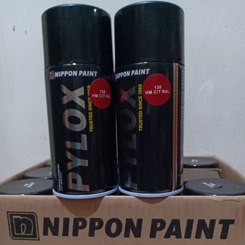 cat semprot Pylox 138 red (warna candy tone) 300cc