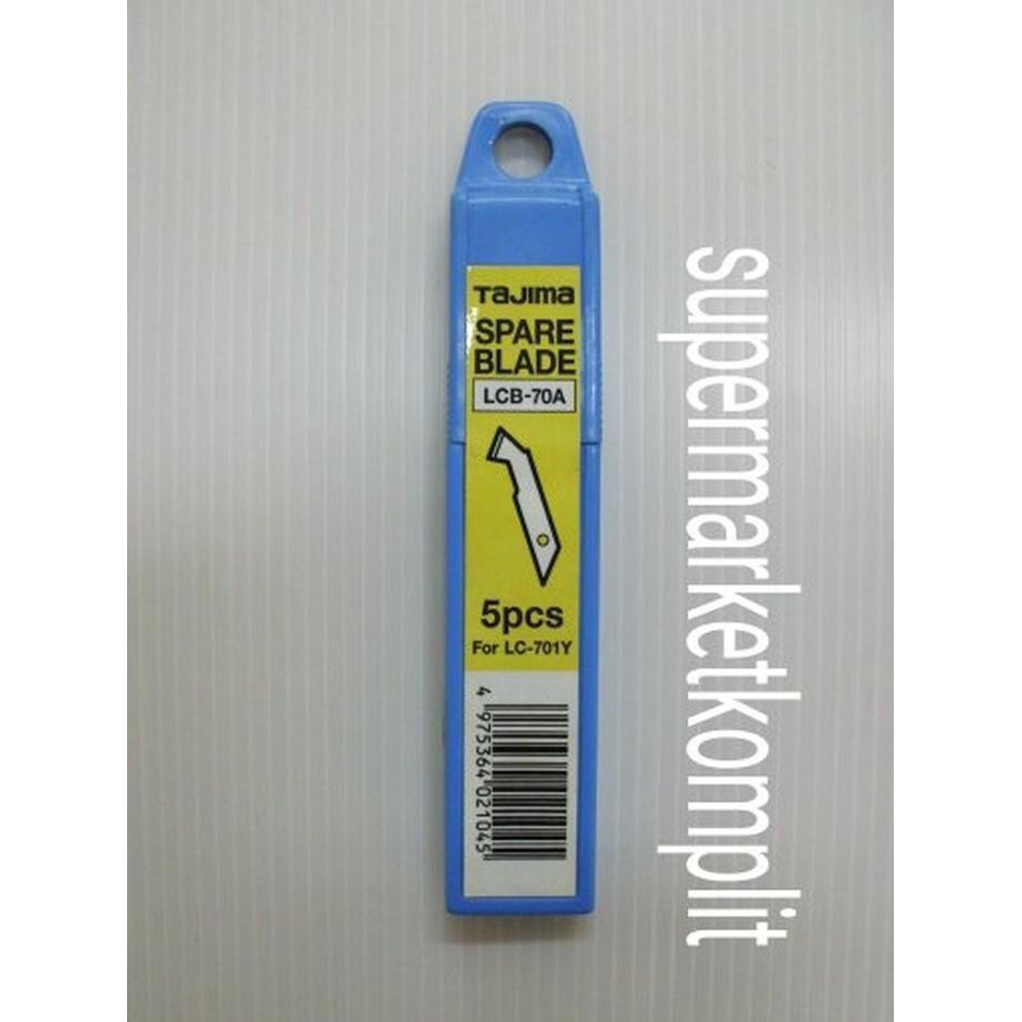 

isi / refill mata pisau tajima spare blade type lcb 70a untuk potong pcv, akrilic dll tajima asli