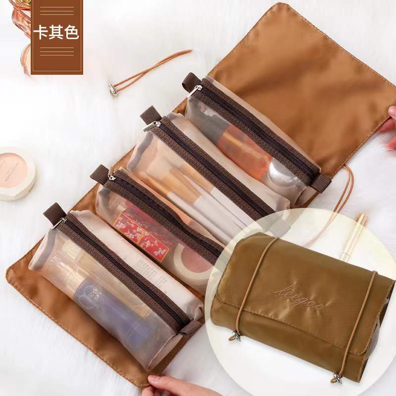 Tas Kosmetik 4 in 1/Tas Make Up/Make Up Tools Travel Pouch/Organizer Travel Bag