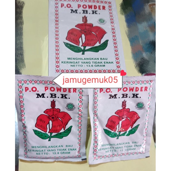 Bedak ketiak BB MBK POWDER(2bungkus)