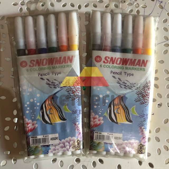 

Spidol Snowman 6 warna