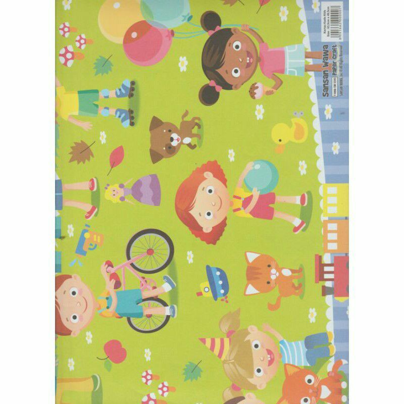 

Kertas Kado Sansan Wawa SW 5593 "kids/party/Happy Birthday