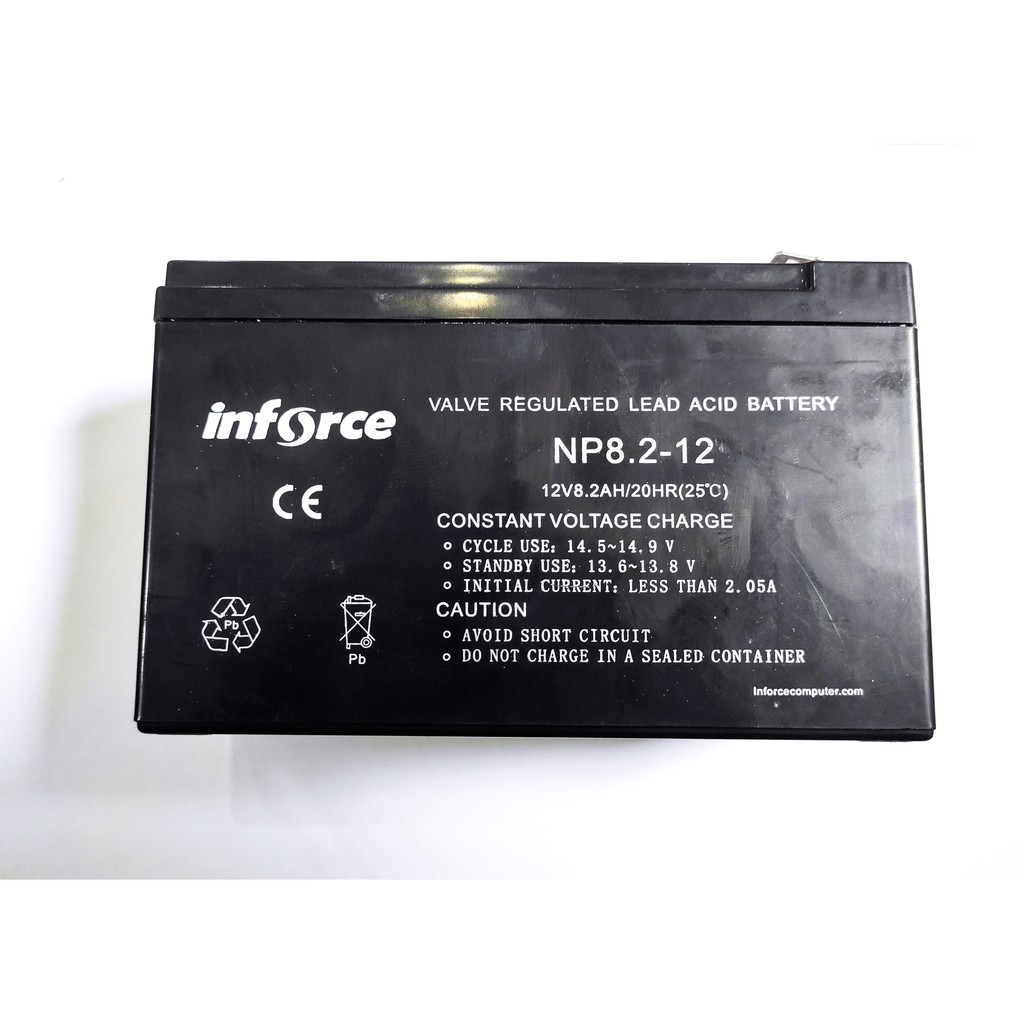 Baterai Batere UPS Inforce / Aki 12V 8.2Ah Original