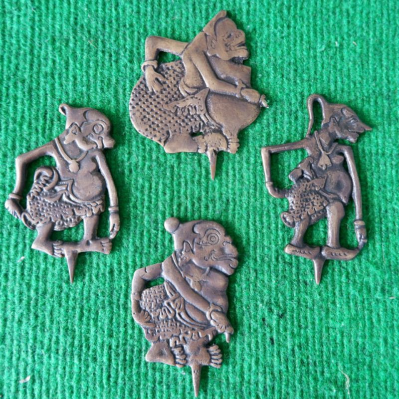 Miniatur Wayang Punokawan Kuningan Antik