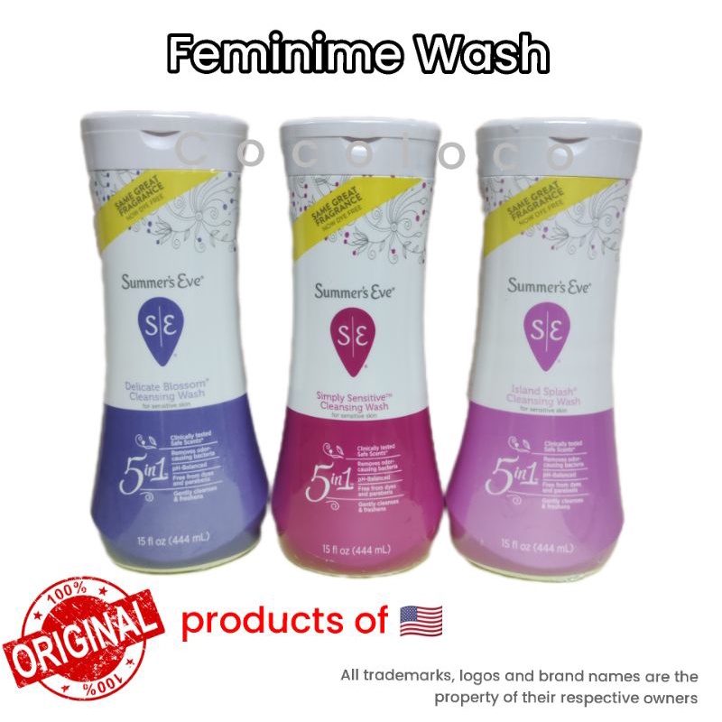 Summer's Eve 5in1 Feminine Cleansing Wash USA Pembersih Kewanitaan