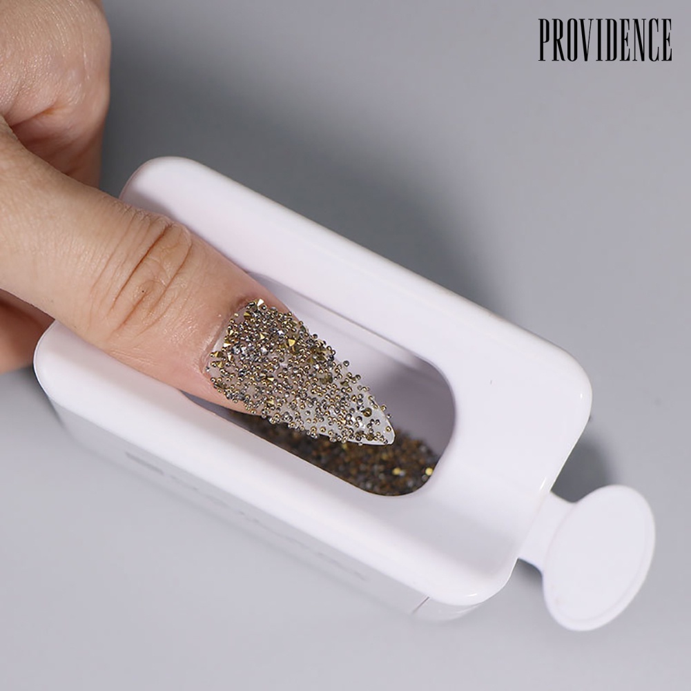 Providence Portable Dipping Powder Recycling Tray Nail Glitter Storage Box Manicure Tool