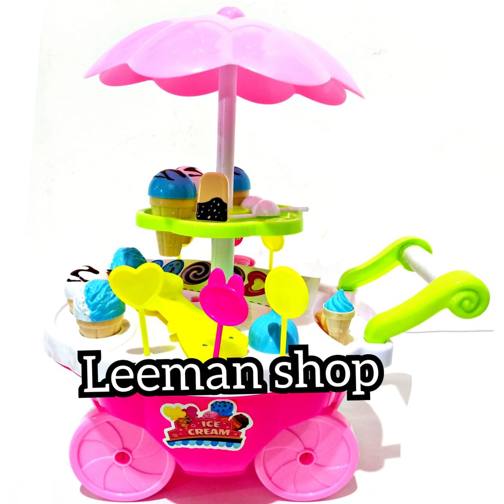MAINAN ANAK GEROBAK ICE CREAM STROLLER FI-540