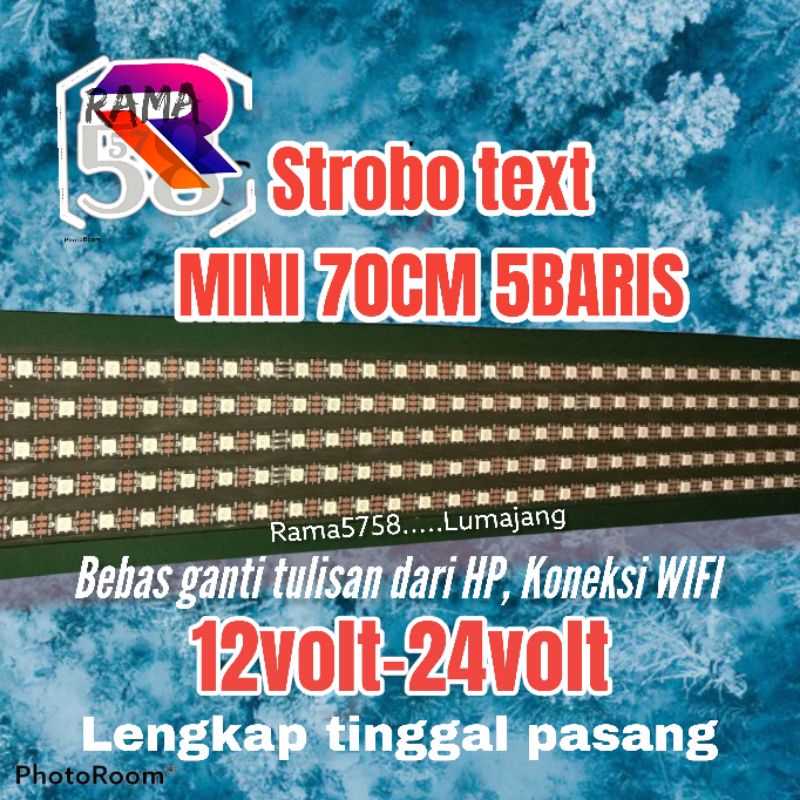 Jual Led Strobo Running Text Mini Shopee Indonesia