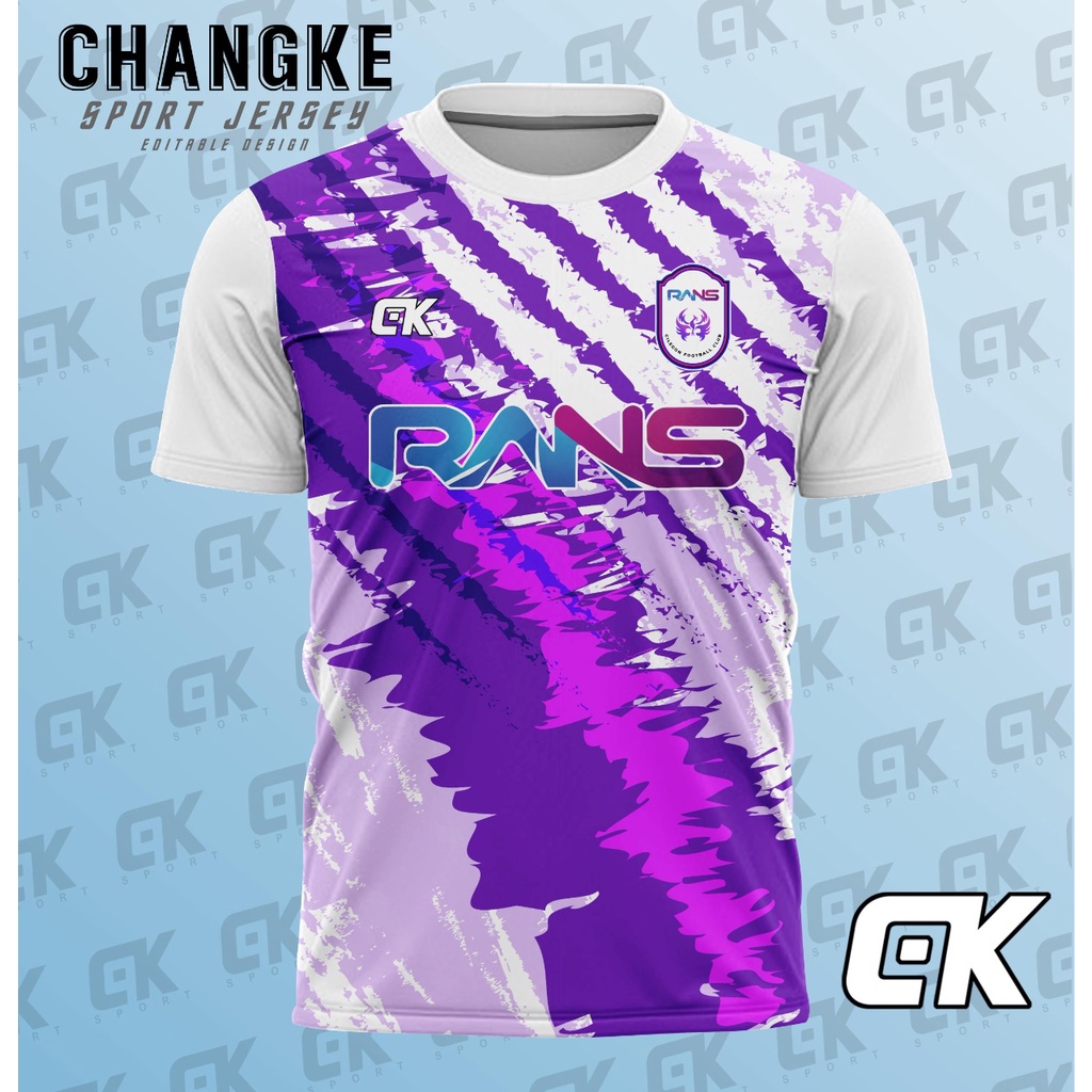 KAOS FUTSAL KAOS SEPAKBOLA, KAOS TIM RANS PRINTING DEWASA M L XL