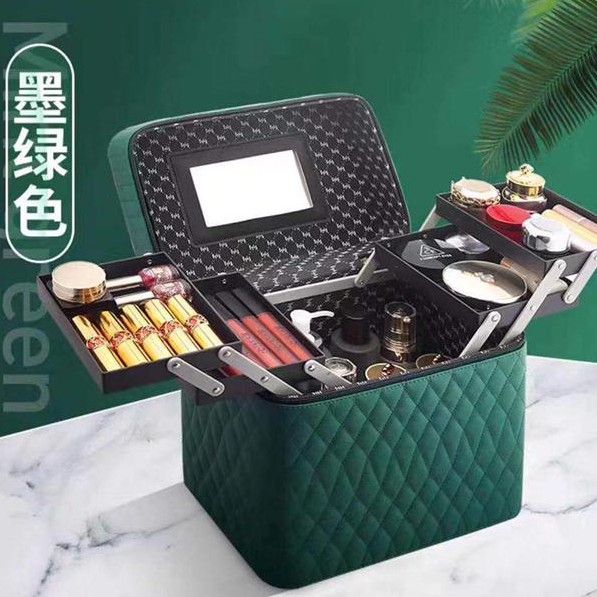 Promo Beauty Case /Box Kosmetik /Make Up Box 2TK /Kotak Kosmetik /Tempat Penyimpanan B2315