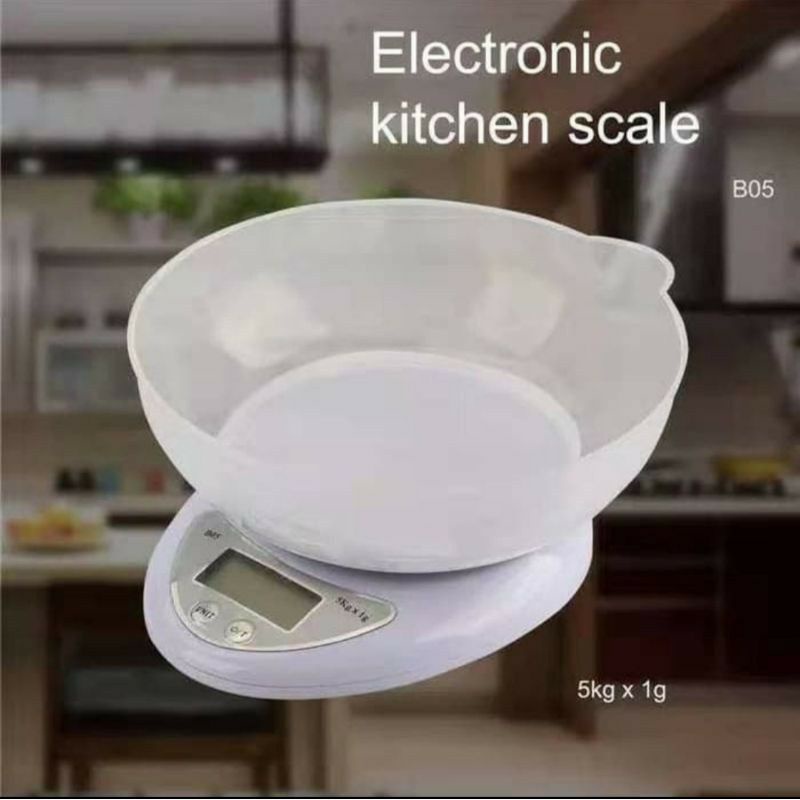 Timbangan Dapur Kue Digital Mangkok Kitchen Scale 5kg