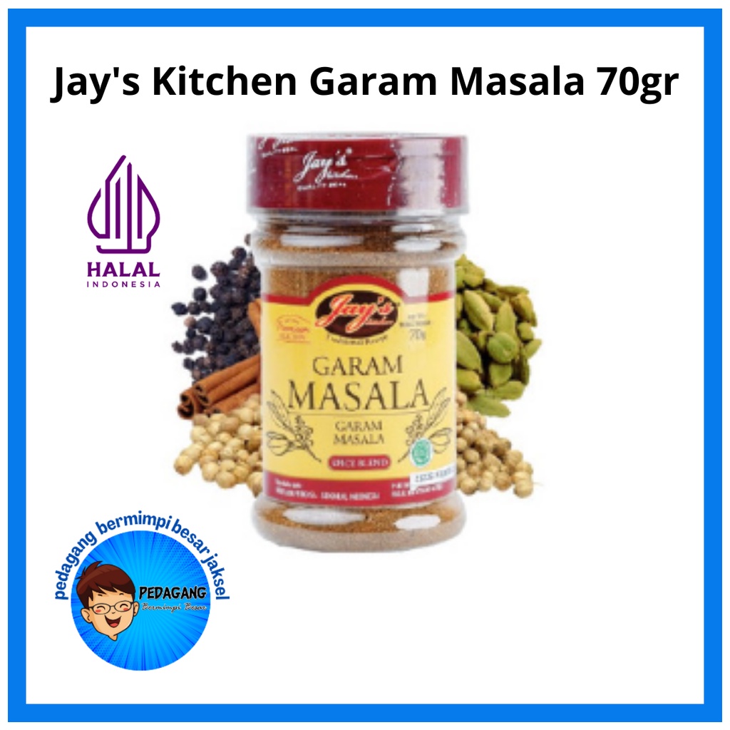 

Jay's Kitchen Garam Masala 70gr | Garam Masala | Bumbu Masakan India