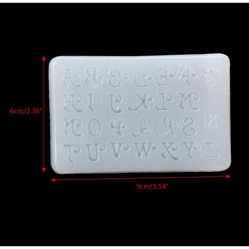 SIY  Letters Jewelry Making Mold Silicone Mould DIY Craft Key Chain Epoxy Resin Mold