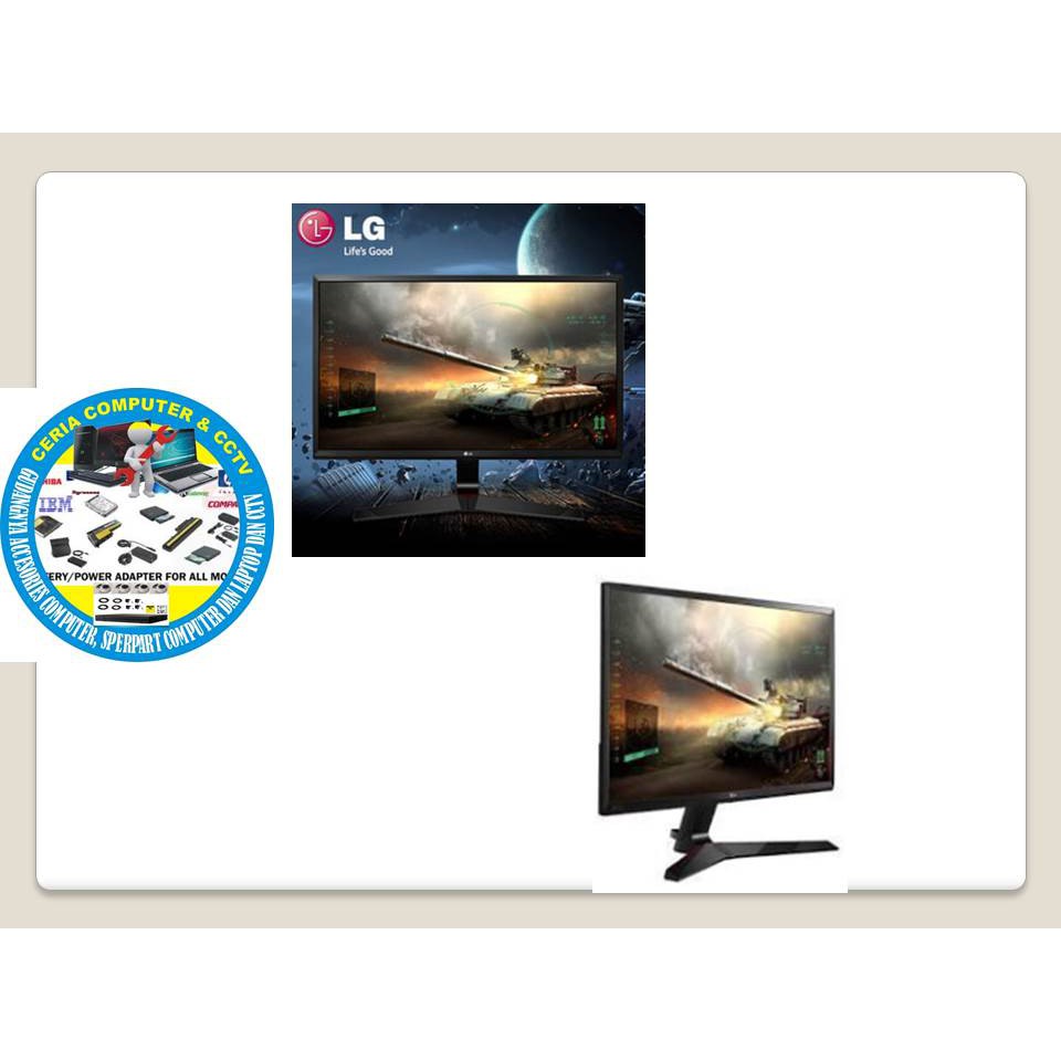 MONITOR COMPUTER KOMPUTER LG 24MP59G 24 INCH FULL HD IPS LED GAMING BAGUS MURAH PROMO