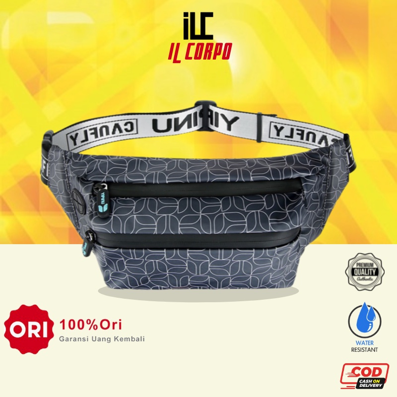 Tas Slempang Pria Wanita Distro Anti Air Original Import Sling Bag Cowok Cewek Premium Keren Terbaru