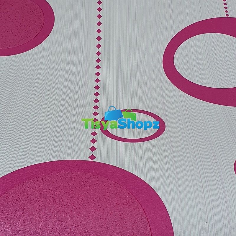Wallpaper sticker Bubble Pink Bertekstur
