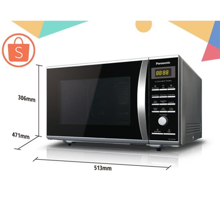 Panasonic  Microwave Oven NN-CD675MTTE 27 Liter warna hitam