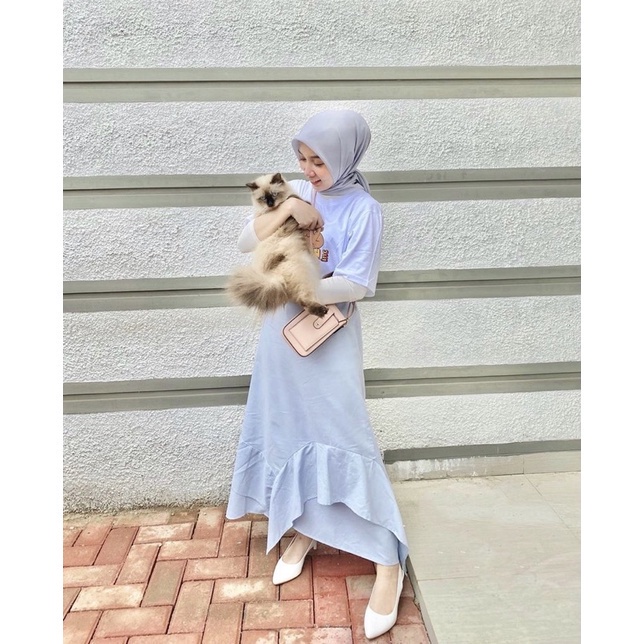 BEFAST - ZRX OOTD Rok MONA / HANNA SKIRT / Rok Maxy Wanita / Pakaian Wanita Casual / Rok Kondangan/Pesta / Rok Polos Formal / Fashion Wanita Hijab / Rok Keluaran Terbaru