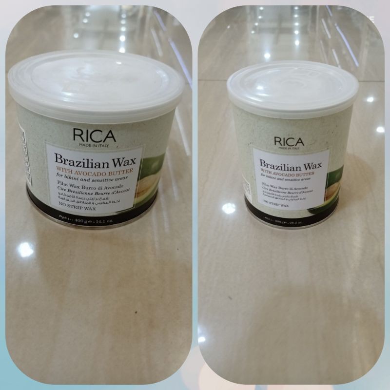 Rica Brazillian wax with avocado butter 400g/800g lem waxing cabut bulu