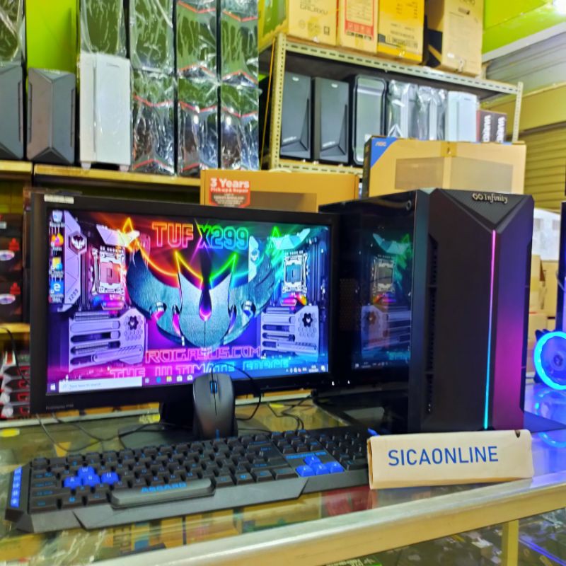 PC gaming Amd fulsett siap pakai