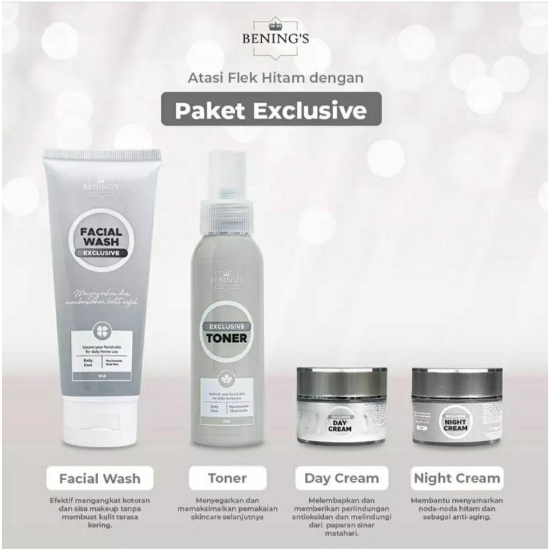 Bening's Paket Exclusive untuk Flek Hitam | Skincare Indonesia by Dr. Oky Pratama