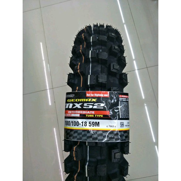 BAN MOTOCROSS DUNLOP GEOMAX MX52 100 100 18