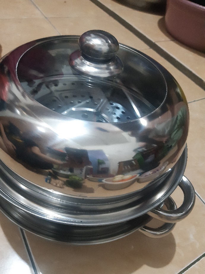 Soup Steamer 28 Cm 3 Susun - Panci Kukus Serbaguna - Panci Siomay