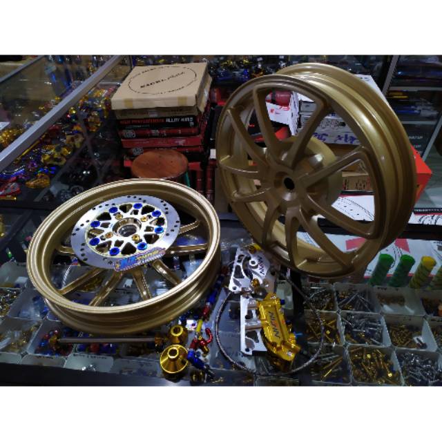 Paketan Nissin kaki kaki Pelek Chemco Ring 14 Scoopy Beat Vario 110 Vario 125 150