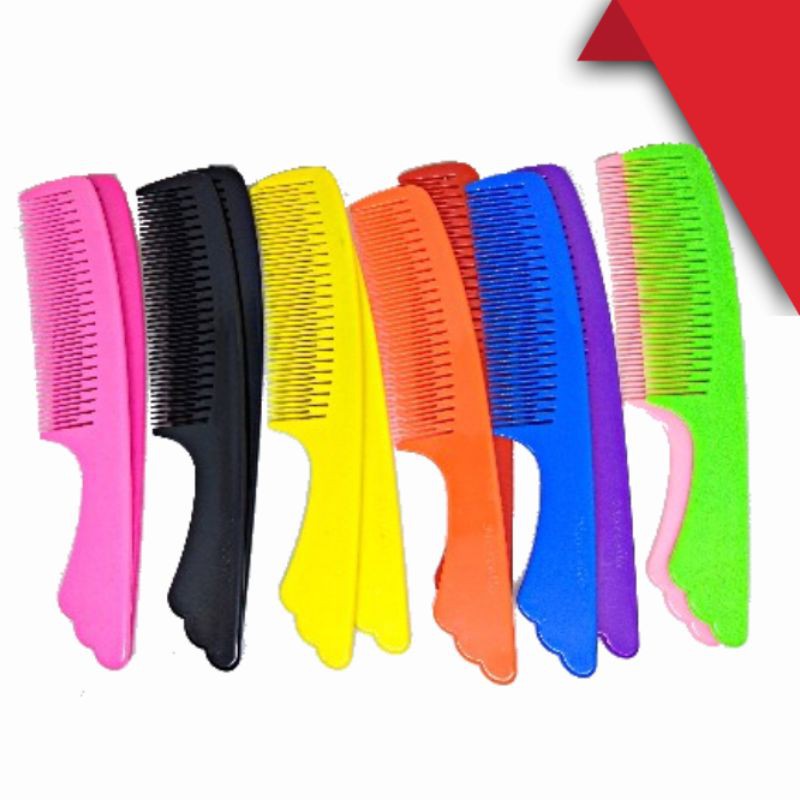 Sisir Warna Tebal Produk Marcella Produk Kualitas Bagus grosir (12pcs)