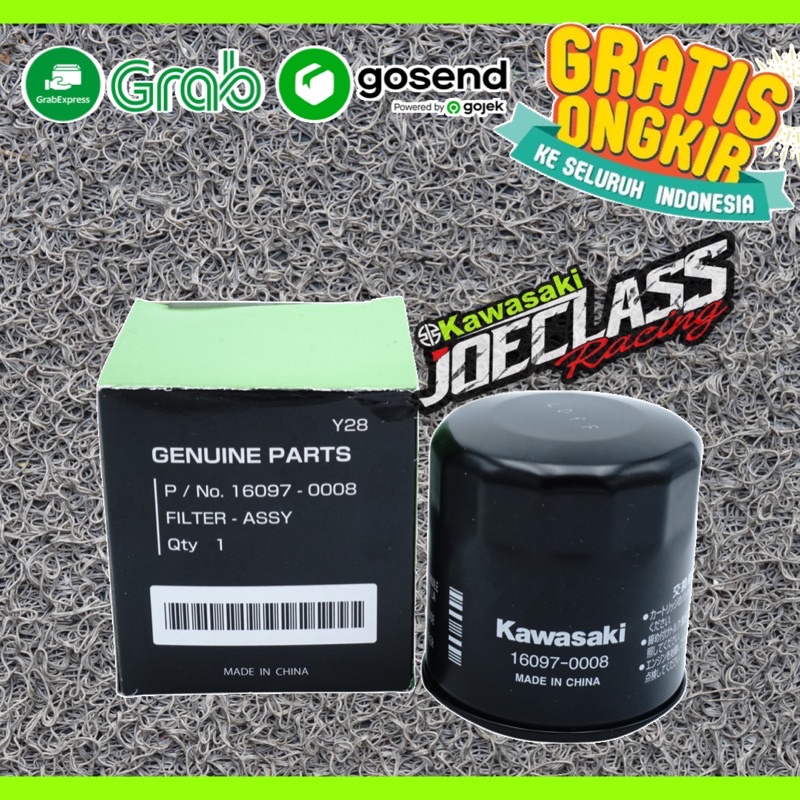 Filter Assy Oil Ninja250Fi ^ Saringan Filter Oli Mesin Kawasaki Ninja 250 4tak EX300 N250 Z250 Fi In