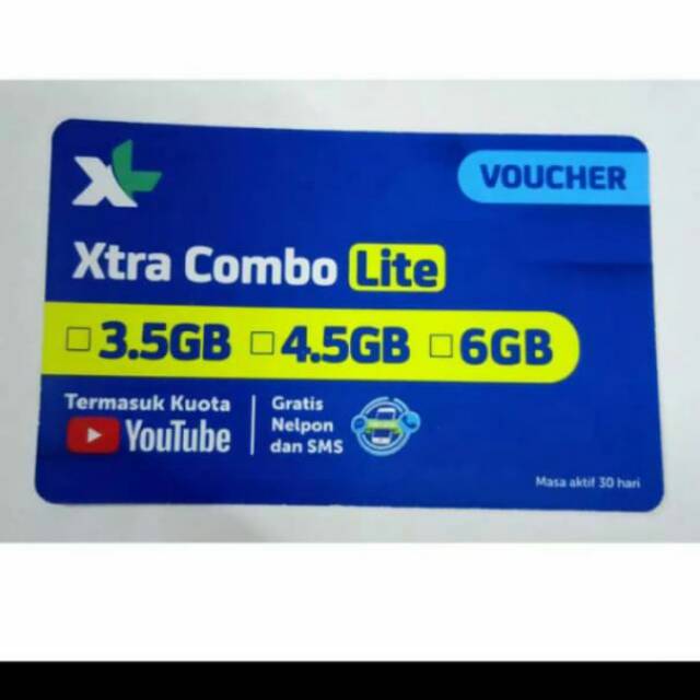 VOUCHER XL XTRA COMBO 4,5GB