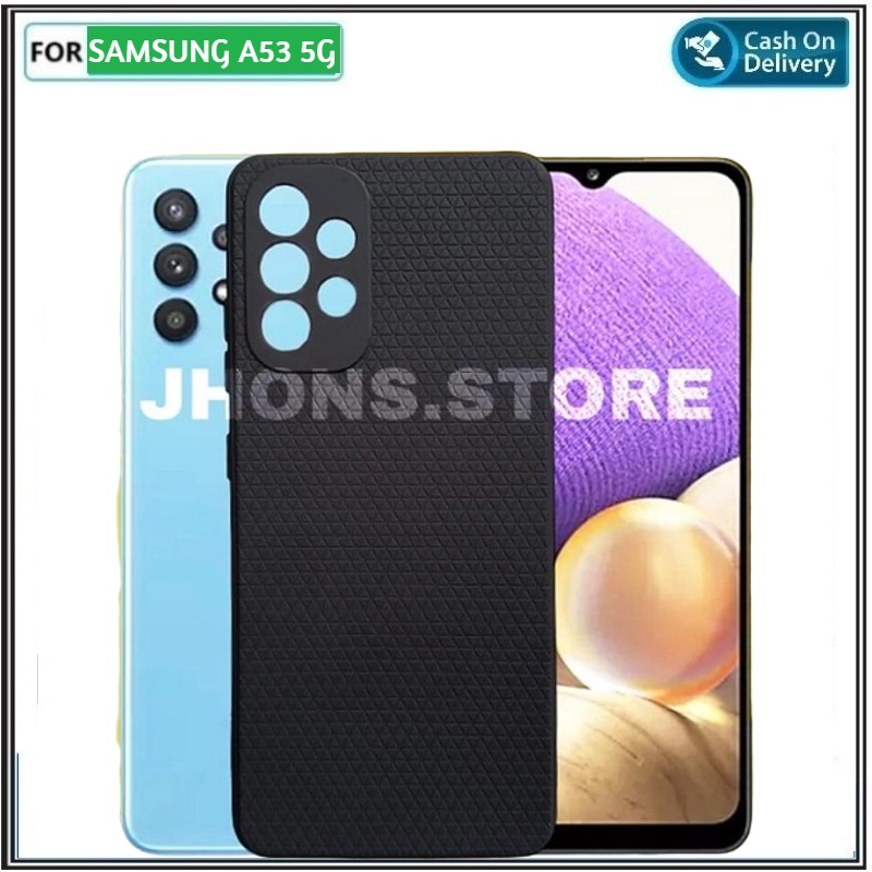 Case Samsung A53 A32 4G A52 A52S 5G - Case Carbon Fiber Matte Slim Pelindung Kamera