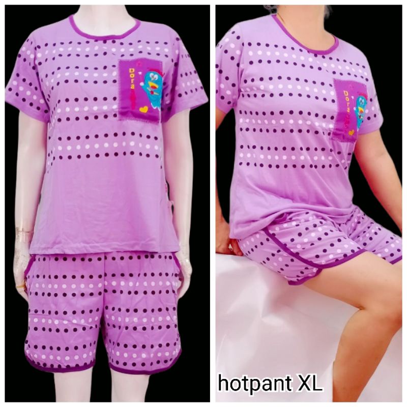 Stelan hotpant kaos