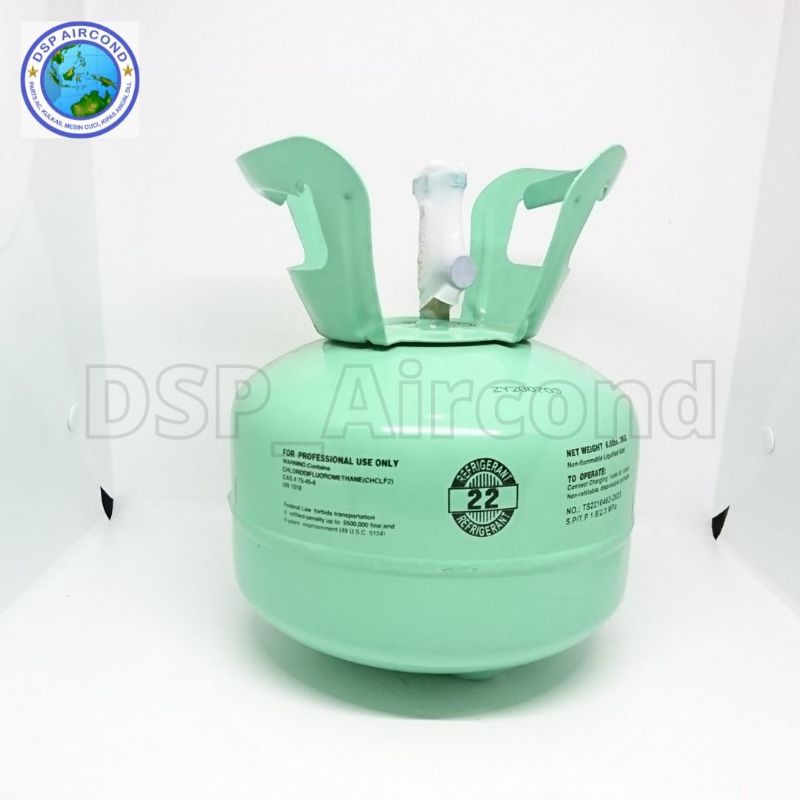 Freon AC  R22 refrigrant tabung mini 3kg