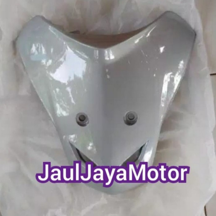 Cover Body Tameng Dasi Depan Supra Fit New - Fit X - Fit S Silver