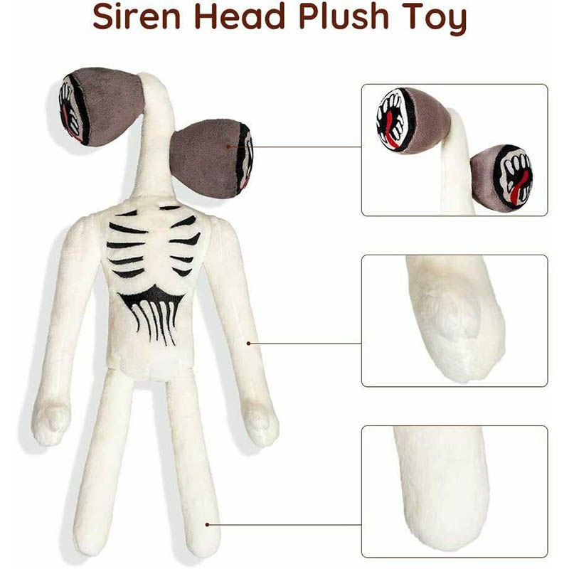 [Ready Stock！！！]50cm Mainan Boneka Siren Head Mainan Boneka Stuffed Plush Anime Sirene Untuk Hadiah Anak