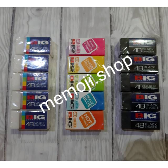 

Penghapus BIG Hitam/Putih/Warna (5pc)