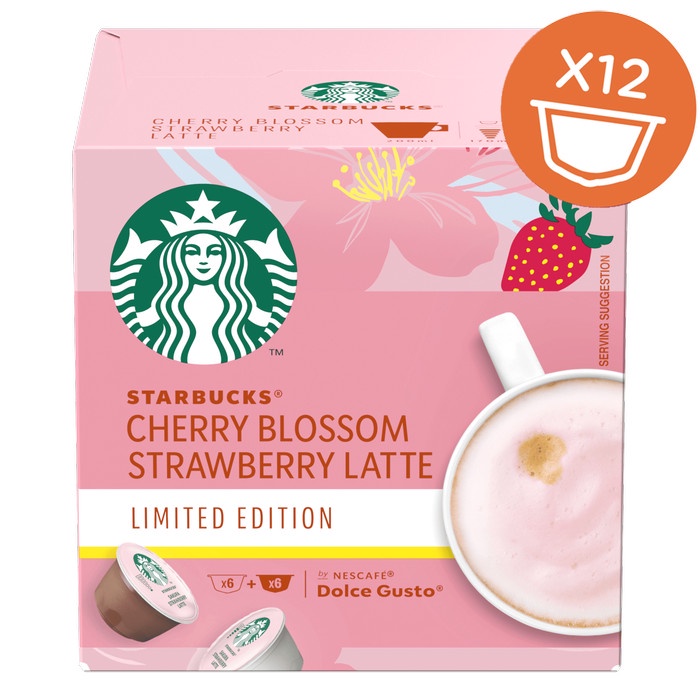 

vf2011vf Nescafe Dolce Gusto Starbucks Cherry Blossom Strawberry Latte Ds20X11