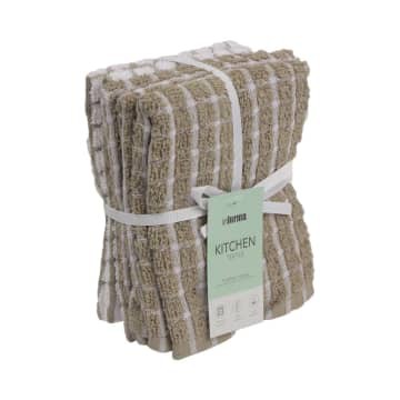 INFORMA Kitchen Towel 6 Pcs Kain Lap Dapur CHECK PATTERN