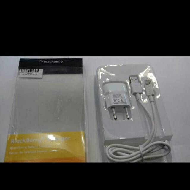 Charger BB Blackberry Dakota 9900 Z10 tc + kabel data white