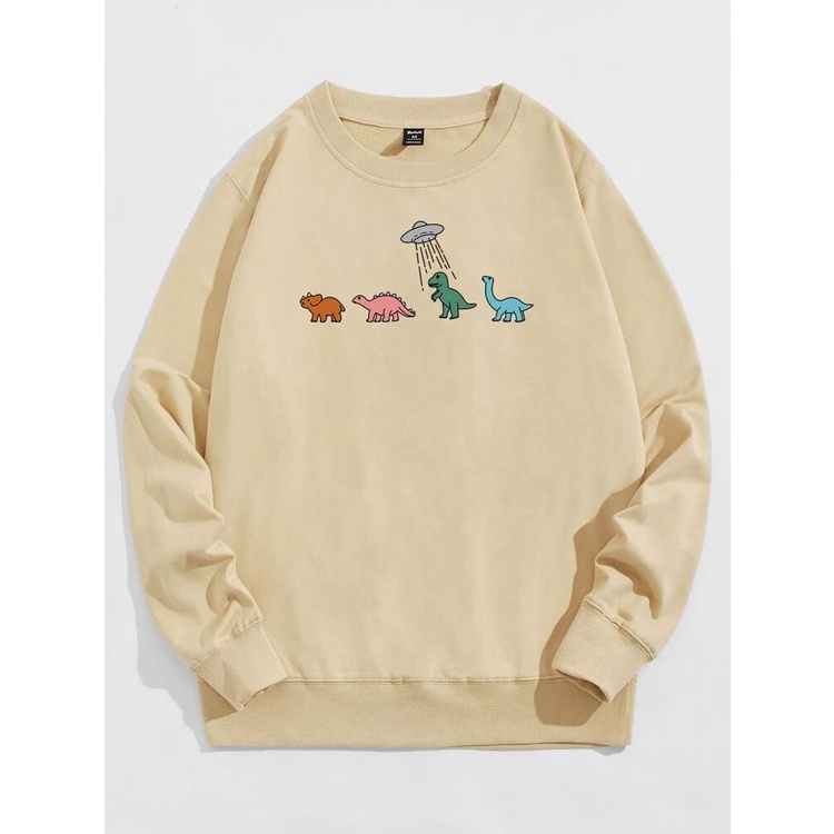 DINO FAMILY Basic Sweater II DINO FAMILY Sweater Crewneck II SIZE M - XL ( Pria &amp; Wanita )