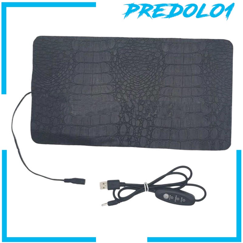 (Predolo1) Pad Penghangat Reptil / Kadal / Laba-Laba / Kura-Kura Anti Air Dengan Kabel Usb