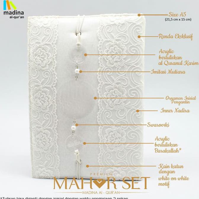 Terbaru Premium Mahar Set By Madina Mukena Alquran Elegant Akad Nikah Ayo Beli